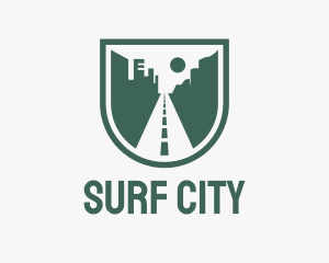 Green City Road  logo design