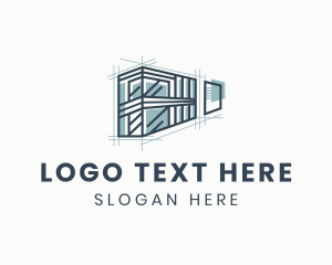 Land Developer - House Sketch Architecture logo design