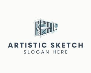 Building Sketch Architecture logo design