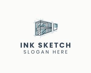 Building Sketch Architecture logo design