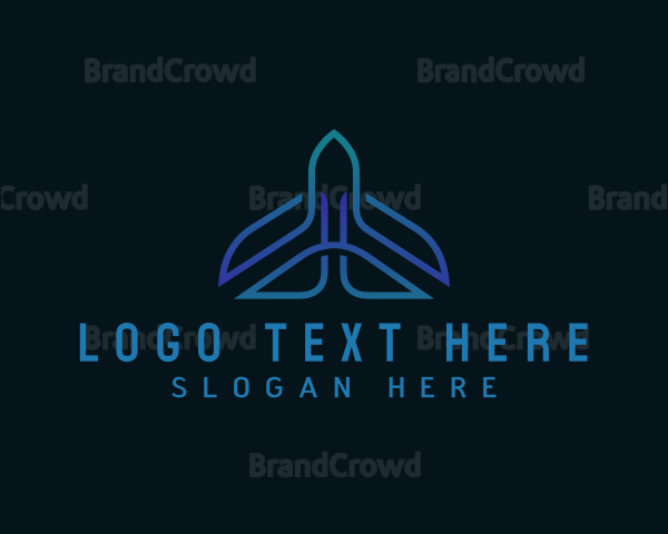 Flight Airplane Airport Logo