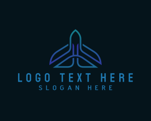 Delivery - Flight Airplane Airport logo design