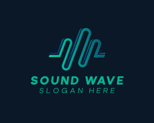 Wave Software Media logo design