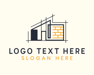 Contractor - Home Builder Architect logo design