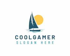 Tourist - Ocean Sun Sailing logo design