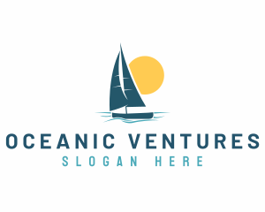 Ocean Sun Sailing logo design