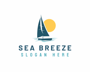 Ocean Sun Sailing logo design