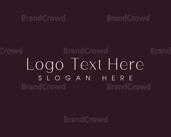 Elegant Firm Wordmark Logo