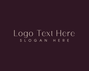 Spa - Elegant Firm Wordmark logo design