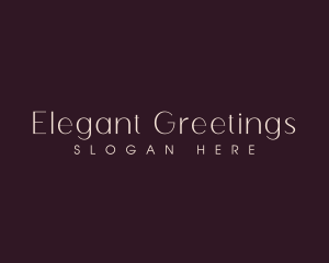 Elegant Firm Wordmark  logo design