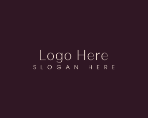 Esthetician - Elegant Firm Wordmark logo design