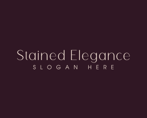 Elegant Firm Wordmark  logo design