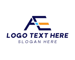 Airplane - Freight Logistics Courier logo design