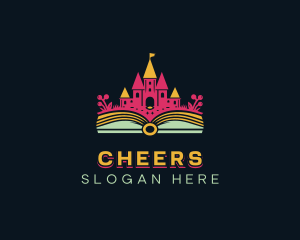 Publisher - Leaning Castle Book logo design