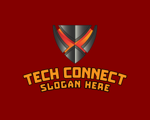 Game Streaming - Cyber Gaming Shield logo design