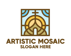 Mosaic - Colorful Mosaic Christian Church logo design