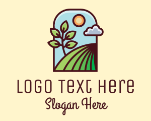 Gardener - Nature Lawn Garden logo design