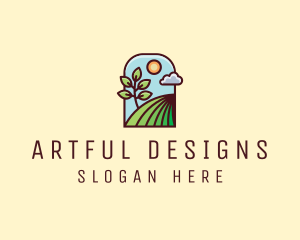 Nature Lawn Garden logo design