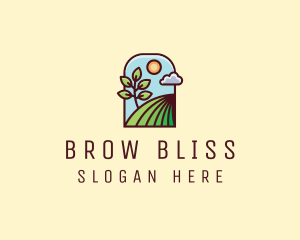 Nature Lawn Garden logo design