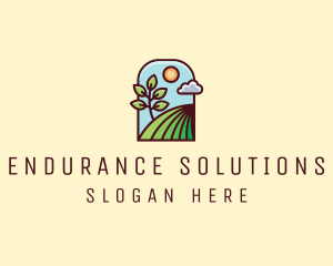 Nature Lawn Garden logo design