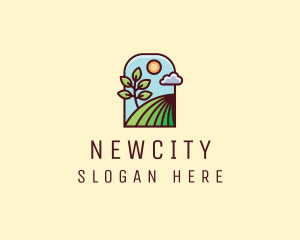 Nature Lawn Garden logo design