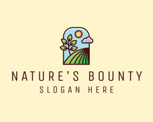 Nature Lawn Garden logo design