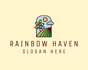 Nature Lawn Garden logo design