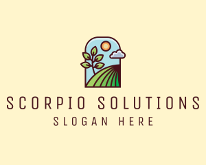 Nature Lawn Garden logo design