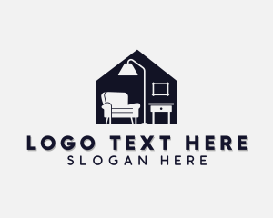 Sofa - Home Decor Furnishing logo design