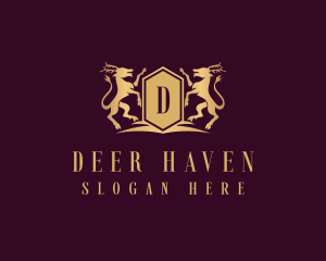 Royal Deer Elk logo design