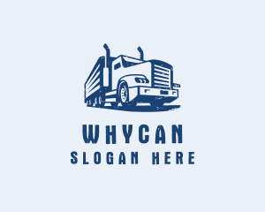 Cargo - Trailer Truck Logistics logo design