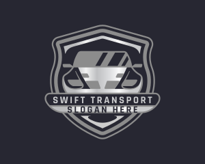 Transport Car Shield logo design