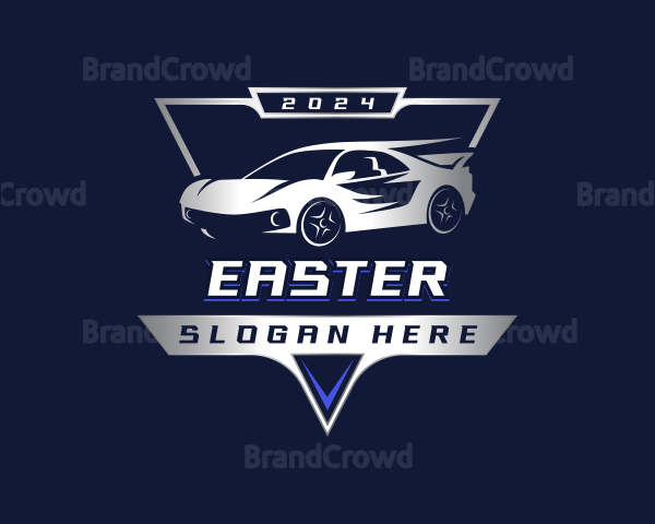 Car Drifting Racer Logo