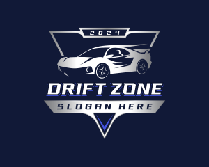 Car Drifting Racer logo design