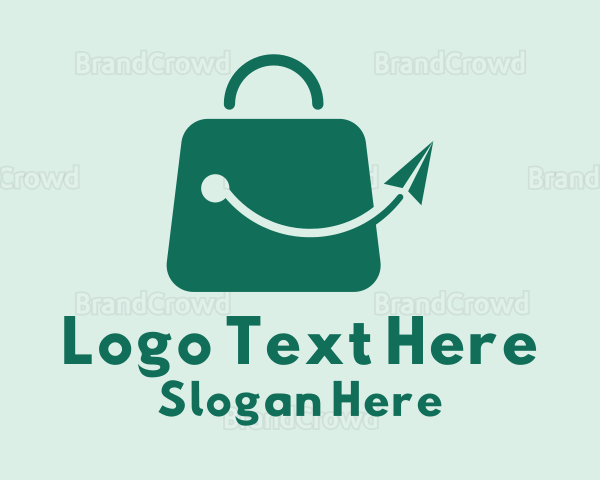 Airplane Travel Luggage Logo