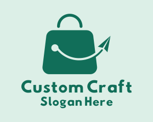 Customs - Airplane Travel Luggage logo design