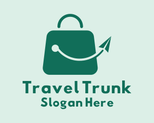 Baggage - Airplane Travel Luggage logo design