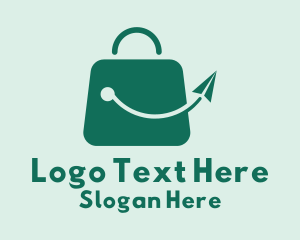 Suitcase - Airplane Travel Luggage logo design