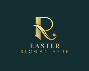 Boutique Luxury Elegant Letter R Logo