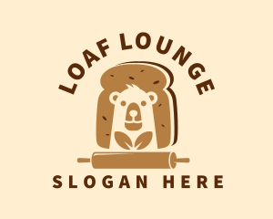 Loaf - Bear Bread Bakery logo design