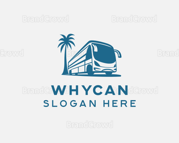 Bus Travel Tourism Logo