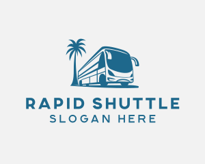 Shuttle - Bus Travel Tourism logo design