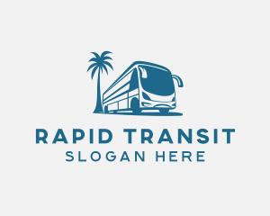 Shuttle - Bus Travel Tourism logo design