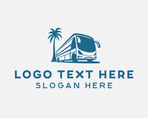 Tour Guide - Bus Travel Tourism logo design