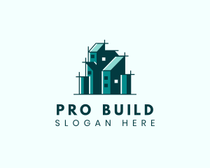 Building Blueprint Architecture logo design