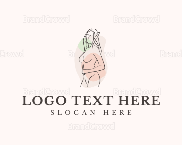 Beauty Sexy Lady Logo