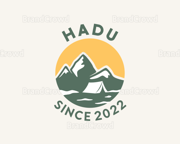 Outdoor Camp Mountain Logo