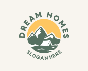 Outdoor Camp Mountain  Logo