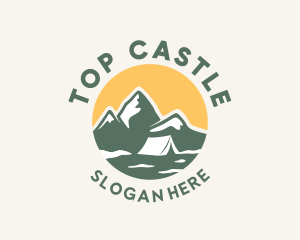 Outdoor Camp Mountain  Logo