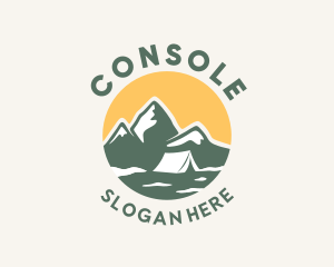 Outdoor Camp Mountain  Logo